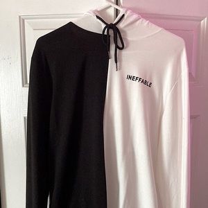 Mens Black&White INEFFABLE Hoddie